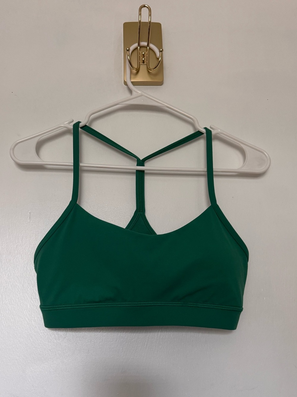 lululemon athletica Emerald Green Strappy Sports Bra